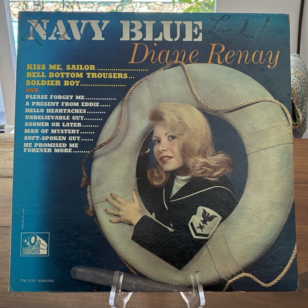 Diane Renay Navy Blue Vinyl LP 1964 20th Century Fox Records TFM 3133 Promo Mono - Picture 2 of 7